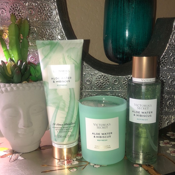 Victoria Secret Aloe water& Hibiscus Gift set combo